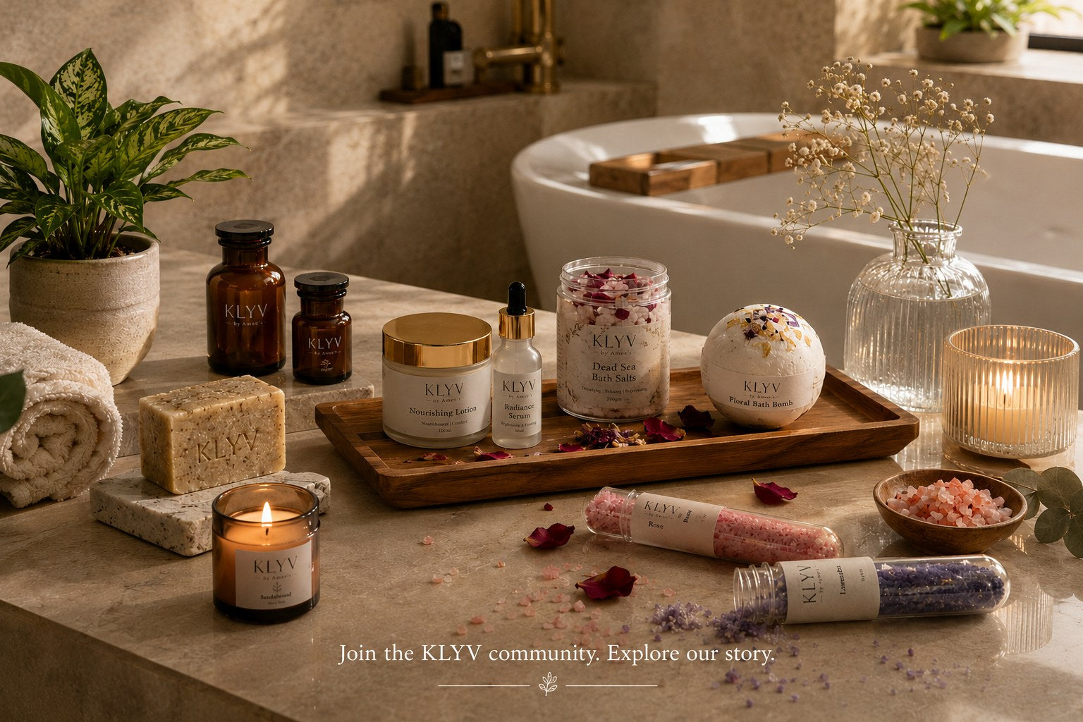 KLYV — Our Promise. Rooted in nature, crafted with care.